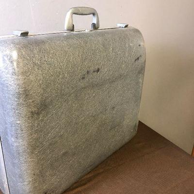 #52 KOCH Vintage Fiberglass Suitcase -Gray