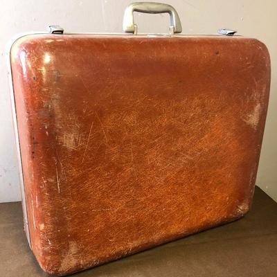 #53 KOCH Vintage Fiberglass Suitcase - Brown 