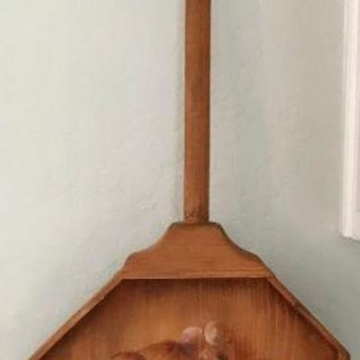 Hand Painted Tole Style Shovel Wall Hanging By Sylviane Giacoletto