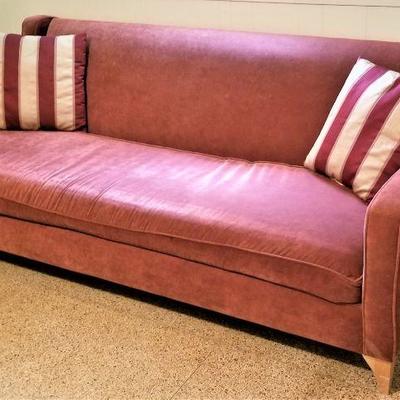 Lot #105  Carter Brand Single Cushion Contemporary Sofa