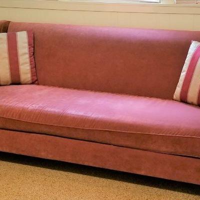 Lot #105  Carter Brand Single Cushion Contemporary Sofa