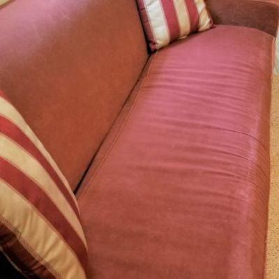 Lot #105  Carter Brand Single Cushion Contemporary Sofa