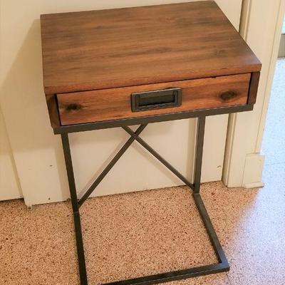 Lot #108  Vintage Side Table/Night Stand with Drawer