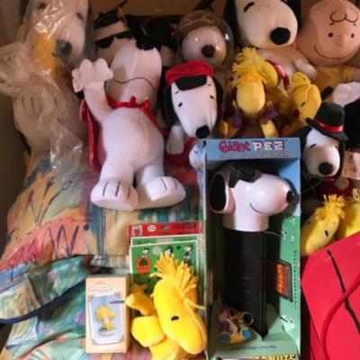 Lot #195 Large Lot Of Peanuts Character Collectibles 