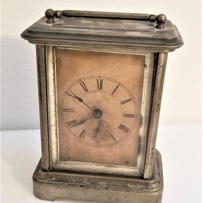 Lot #114  Antique Carriage Clock - Project Piece