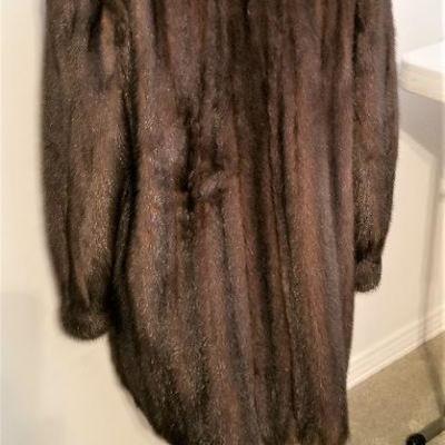 Lot #116  GORGEOUS Knee-Length Mink Coat - LIKE NEW