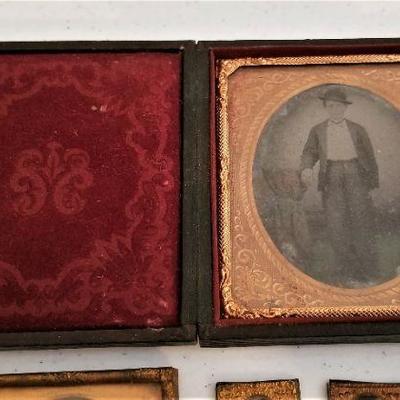 Lot #119  Lot of Antique Cased Images - 19th/early 20th centuries