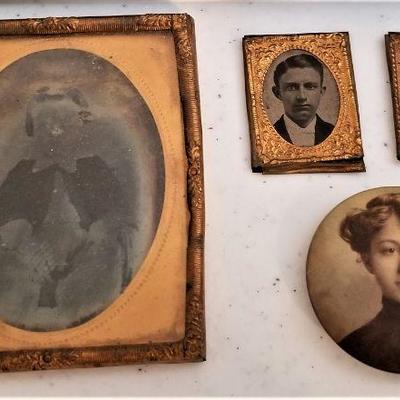 Lot #119  Lot of Antique Cased Images - 19th/early 20th centuries