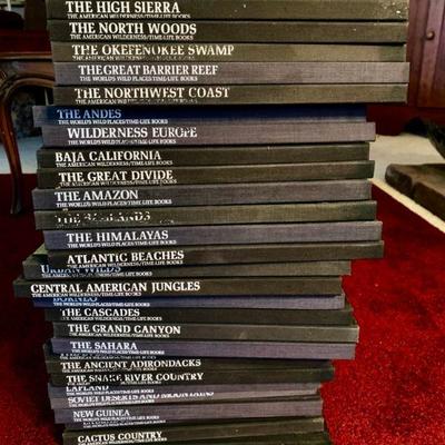 #145     STACK OF TIME-LIFE BOOKS  WORLD'S WILD PLACES & AMERICAN WILDERNESS