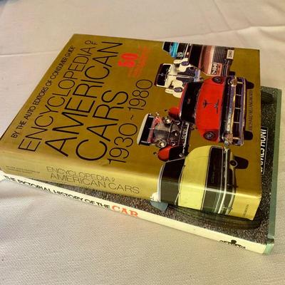 #151    BOOKS ENCYCLOPEDIA OF AMERICAN CARS & PICTORIAL HISTORY OF CARS