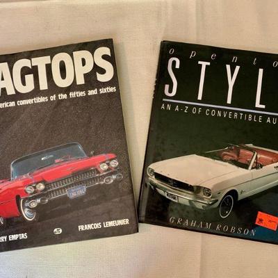 #155   CAR BOOKS RAGTOPS CLASSIC AMERICAN CONVERTIBLES 50s&60s & OPENTOP STYLE
