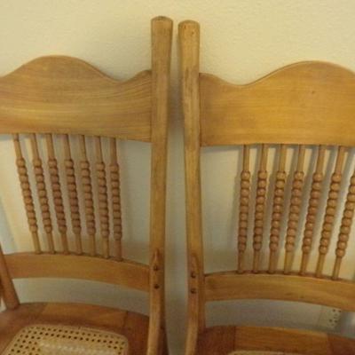 LOT 51  FOUR OAK DINING CHAIRS