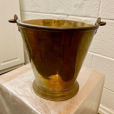 #200  BRASS BUCKET 