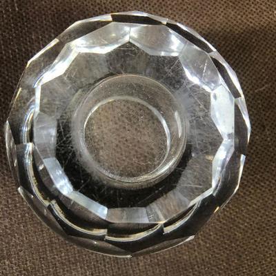 #106 Crystal Waterford Candle holder