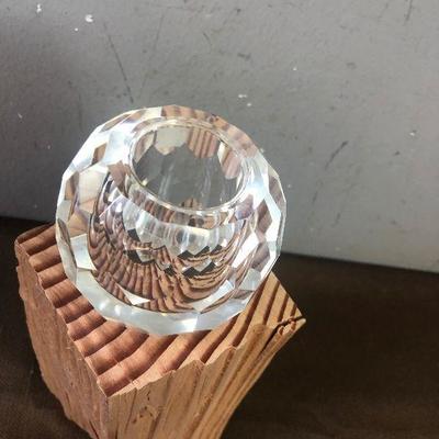 #106 Crystal Waterford Candle holder