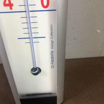 #127 Large Aluminum Thermometer 