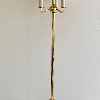 #211   BRASS FLOOR LAMP