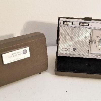 Lot #132  Pair of vintage 1960's Radio/Alarm Clocks - one marked "Mardi Gras 1966 - WORKS!