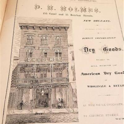 Lot #133  Jewell's Crescent City Illustrated - 1873 - VERY RARE book - History/genealogy New Orleans