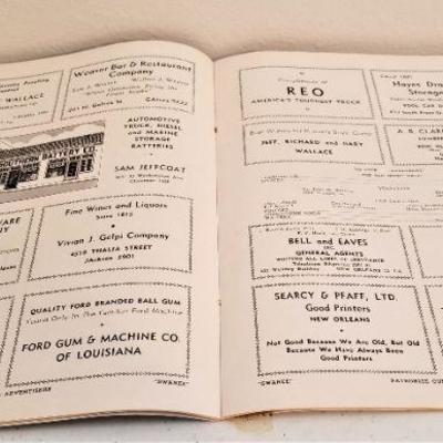 Lot #135  1948 Program from New Orleans Minstrel Show "Swanee", along with two tickets