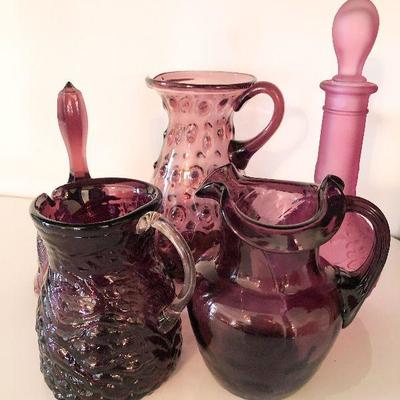 L5: Collectible Lot of Purple Glass