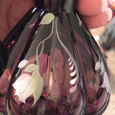 L9: HandPainted Signed Fenton Vase and More