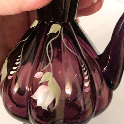 L9: HandPainted Signed Fenton Vase and More