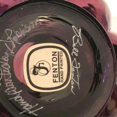 L9: HandPainted Signed Fenton Vase and More