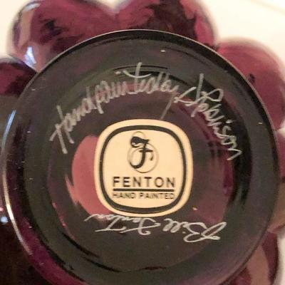 L9: HandPainted Signed Fenton Vase and More