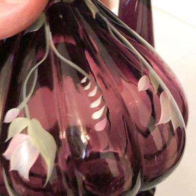 L9: HandPainted Signed Fenton Vase and More