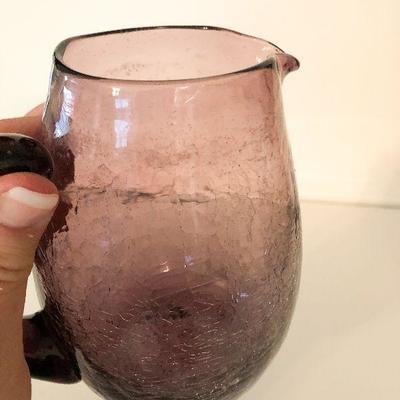 L13: Purple Crackle Glass Pitcher and More