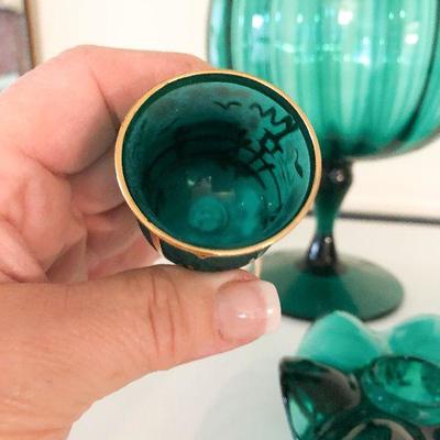 L16: Evergreen Candlestick Holders and Vase MCM design