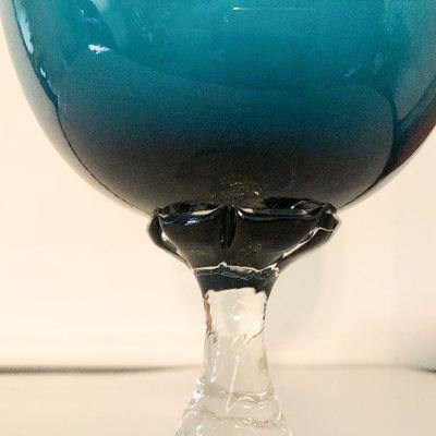 L17: Decorative Blue Glass Home Decor