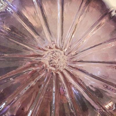 L18: Purple and Pink Decorative Glass Lot