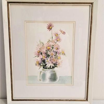 Lot #136  Original Watercolor - Pat Seelig, 1993