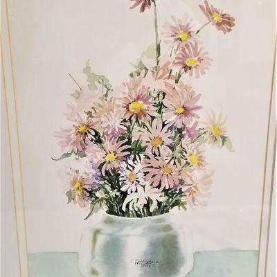 Lot #136  Original Watercolor - Pat Seelig, 1993