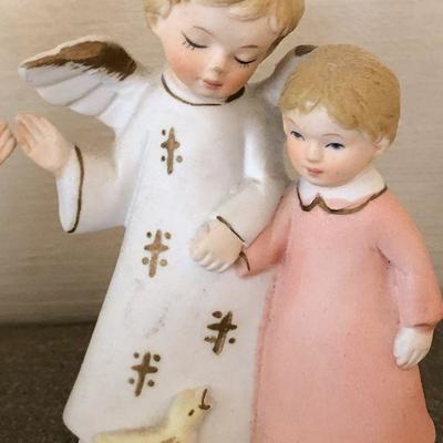 L56: Vintage Bisque Angel/Children Lot