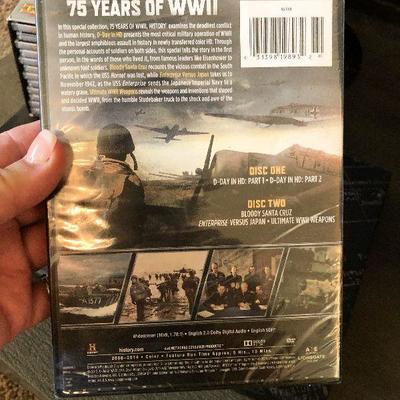 L72: Band Of Brothers/ History Channel DVDS World of Wars and More