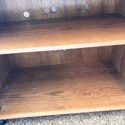 L84: Rolling Media/Microwave Cart