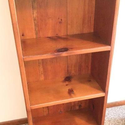 L90: Wood Display/ Bookshelf 4 Foot Tall