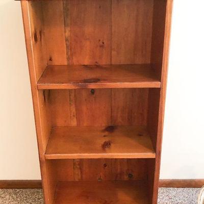 L90: Wood Display/ Bookshelf 4 Foot Tall