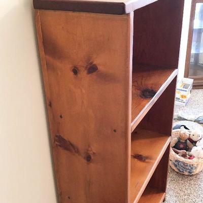 L90: Wood Display/ Bookshelf 4 Foot Tall