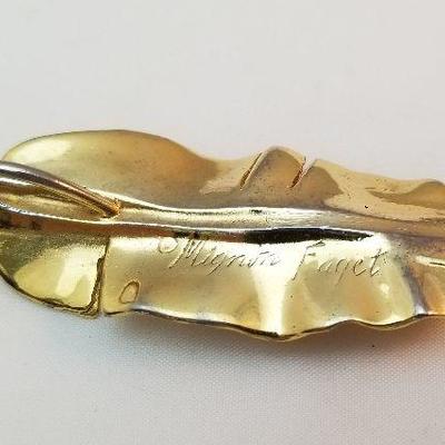 Lot #145  Mignon Faget Banana Leaf Pendant