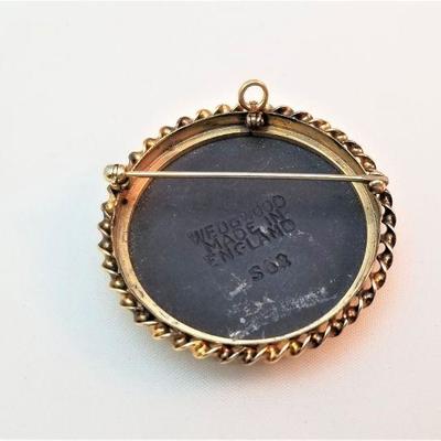 Lot #146  Wedgwood Jasperware Brooch in Antique Style