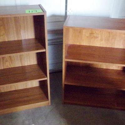 LOT 119  TWO BOOK CASES