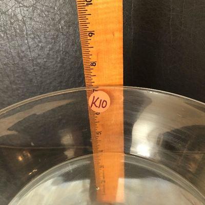 K10: Etched Tidbit Tray and Compote