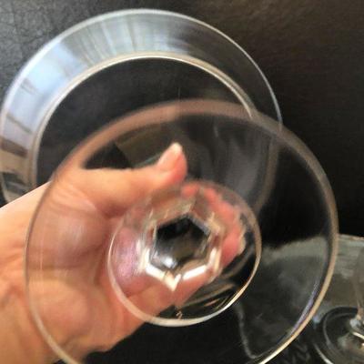 K10: Etched Tidbit Tray and Compote