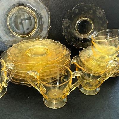 K11: Jubilee Yellow Depression Glass