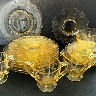 K11: Jubilee Yellow Depression Glass