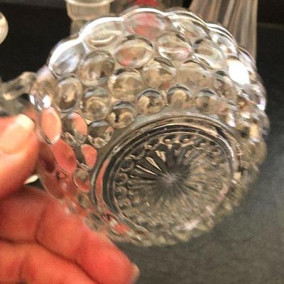 K14: Glass Candlesticks and Vase Lot